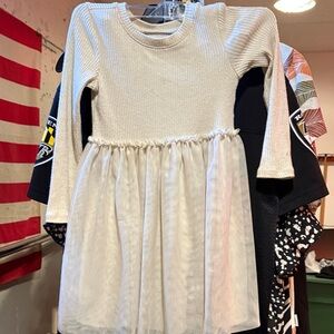 NWT cat and jack 5T Elegant Cream Kids Dress